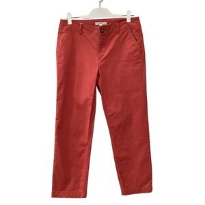 LOFT The Slim Chino Pants Coral Cotton Blend - Size 6